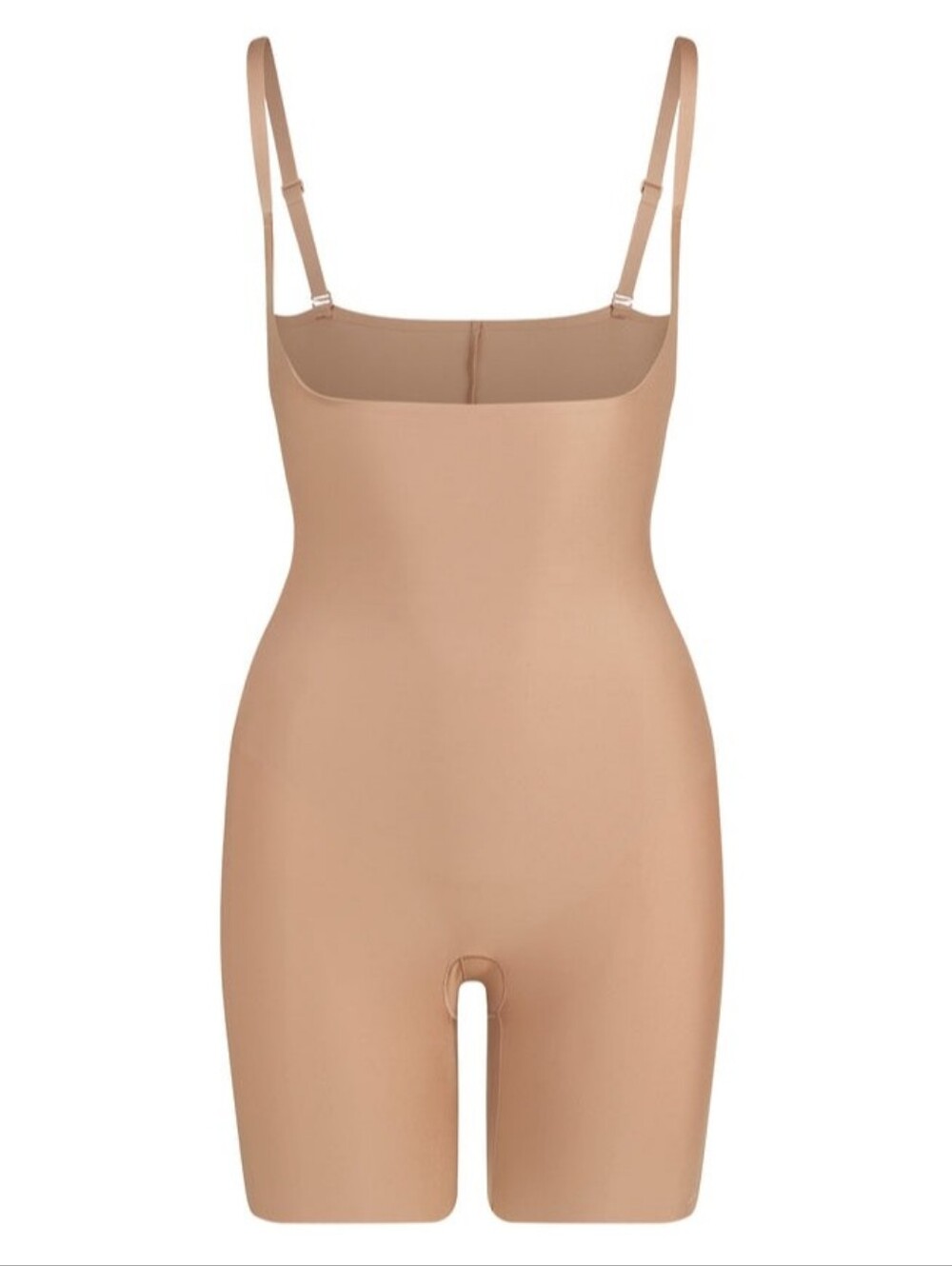 #605 SKIMS BODY CORE SCULPT OPEN BUST MID THIGH BODYSUIT XS